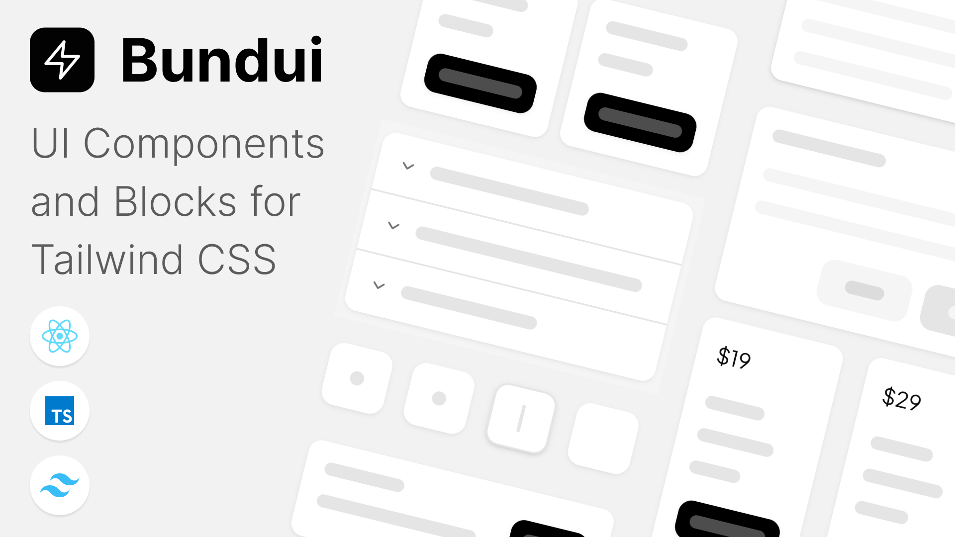 Bundui: Tailwind CSS & shadcn/ui components, UI blocks, examples and more.
